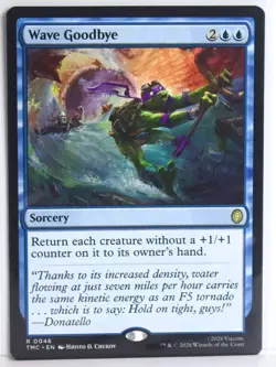 Wave Goodbye [New, Near Mint] MTG Rare {TMNT: Commander} - Image 1