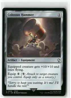Colossus Hammer Commander FINAL FANTASY MTG NM - Image 1