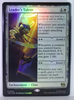 Leader's Talent [New, Near Mint] *Foil* {TMNT MTG} - Image 1