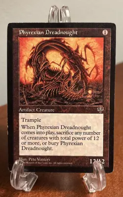 MTG Phyrexian Dreadnought Mirage Moderately Played Magic The Gathering Vintage - Image 1