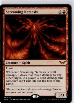 Screaming Nemesis Duskmourn: House of Horror Regular NM M 0157 - Image 1