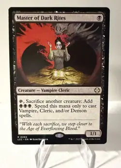 Master of Dark Rites R Commander: The Lost Caverns of Ixalan 83 NM - Image 1