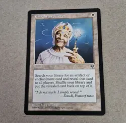 MTG Mirage Enlightened Tutor NM Magic VINTAGE EDH CUBE - Image 1