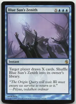 Blue Sun's Zenith Rare Mirrodin Besieged LP MTG - Image 1