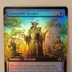 Formidable Speaker (Extended Art) Lorwyn Eclipsed Foil Near Mint - Image 2