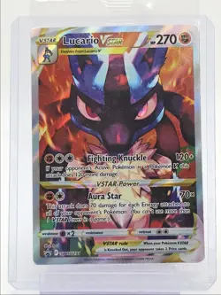 LUCARIO VSTAR 2023 POKEMON SWSH BLACK STAR PROMO SEALED B #SWSH291 Q3423 - Image 1