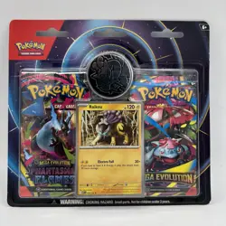 14X Pokemon Mega Evolution & Phantasmal Flames 2-Pack Blister Sealed - Raikou - Image 2
