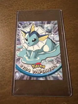 Pokemon TCG #134 Vaporeon Topps Series 3 NM - Image 1