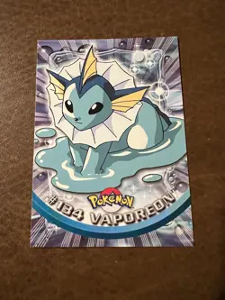 Pokemon TCG #134 Vaporeon Topps Series 3 NM - Image 3