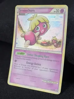 Pokemon TCG Smoochum HGSS13 Holo HeartGold SoulSilver Black Star Promo Swirl LP - Image 2