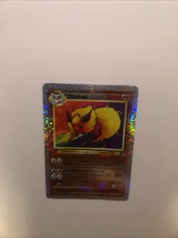 Pokemon TCG Flareon Holo Rare Card Legendary Collection 10/110 - Image 2
