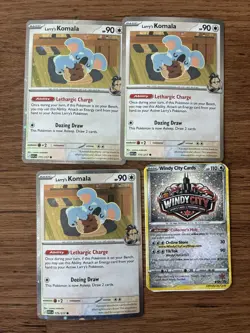 Pokemon TCG Ascended Heroes Larry's Komala Cosmos Holo Promo #175/217 - Image 1