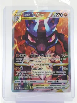LUCARIO VSTAR 2023 POKEMON SWSH BLACK STAR PROMO SEALED A #SWSH291 Q3423 - Image 1
