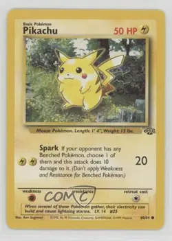 Pikachu Pokemon Jungle #60 1999 - Image 1