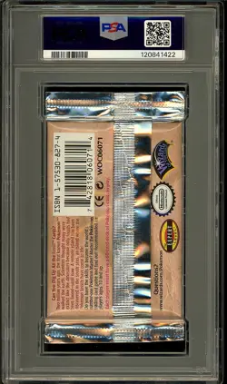 Pokemon 1999 Vintage WOTC 1st Edition Fossil Lapras Sealed Booster Pack PSA 9 - Image 2