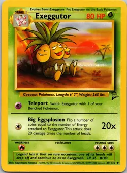 Exeggutor - Base Set 2 #039/130 Pokemon tcg - Image 1