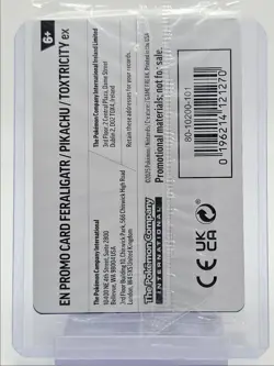 FERALIGATR 2025 POKEMON ILLUSTRATION 2024 BLACK STAR PROMO SEALED #213 Q3423 - Image 2