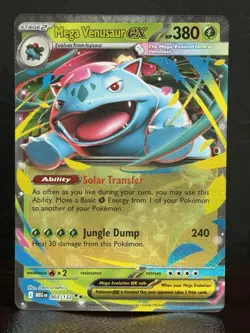 LOT of 10 Double Rare Pokemon TCG Me01 Mega Evolution ex Holofoil (MINT) - Image 2