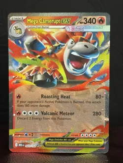 LOT of 10 Double Rare Pokemon TCG Me01 Mega Evolution ex Holofoil (MINT) - Image 4