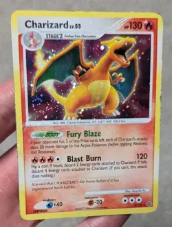 Pokemon TCG - Charizard 3/132 Secret Wonders Holo Rare 2007 - *SWIRL* 🍥 - MP - Image 1