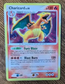 Pokemon TCG - Charizard 3/132 Secret Wonders Holo Rare 2007 - *SWIRL* 🍥 - MP - Image 2