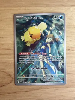 Pokemon TCG: Misty's Psyduck Illustration Art Rare Destined Rivals 193/182 NM - Image 2
