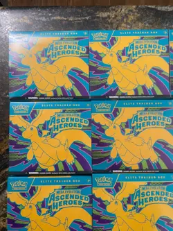 Pokemon Mega Evolution Ascended Heroes ETB New Sealed X10 Case Quantity - Image 2