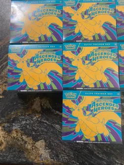 Pokemon Mega Evolution Ascended Heroes ETB New Sealed X10 Case Quantity - Image 3