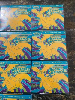 Pokemon Mega Evolution Ascended Heroes ETB New Sealed X10 Case Quantity - Image 4