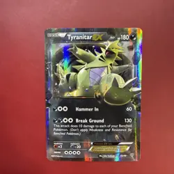 Pokemon TCG - Tyranitar EX 42/98 - Holo Ultra Rare - XY Ancient Origins - NM - Image 1