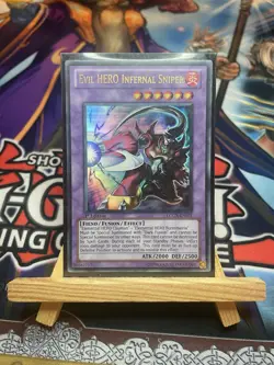 Yu-Gi-Oh! | Evil HERO Infernal Sniper | LCGX-EN071 | Ultra Rare | 1st Edition - Image 1