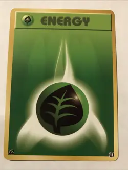 1999 Pokemon Intro Pack Bulbasaur Japanese Grass Energy Card 11 - Image 1