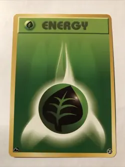 1999 Pokemon Intro Pack Bulbasaur Japanese Grass Energy Card 21 - Image 1