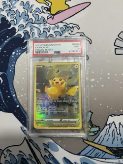 Pokemon Pikachu TCG Card GG30/GG70 Crown Zenith PSA 9 - Image 1