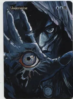 Undermine Altered Art Mtg Hand Painted Card Commander - Image 1