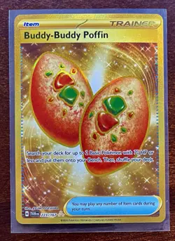 Buddy-Buddy Poffin 223/167 Sv06: Twilight Masquerade Holo Pokemon card - Image 1
