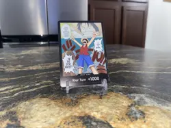 2022 One Piece Romance Dawn DON!! Card Monkey D. Luffy Alt Art #OP01 A - Image 4