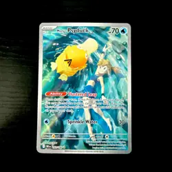 Misty's Psyduck Holo Illustration Rare Card 193/182 Sv10: Destined Rivals - Image 3