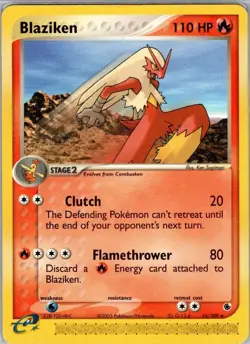 Pokemon TCG - Blaziken 15/109 EXC BUY 2 CARDS GET 1 FREE!! - Image 1