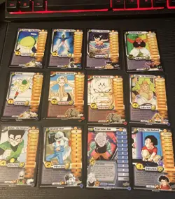 DBZ CCG World Games Saga Personality Rares Lot Of 15 Cards - Image 1
