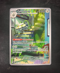 Ferrothorn 209/182 Scarlet & Violet Paradox Rift Pokemon Card NM Pack Fresh - Image 1