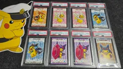 PSA 9-8 Poncho Wearing Pikachu XY MEGA PROMO BUSINESS Pokemon Card Collection - Image 1
