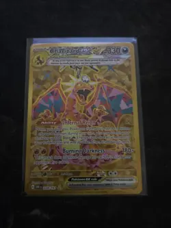 Pokemon TCG Charizard EX Holo Card Sv03: Obsidian Flames 228/197 - Image 1