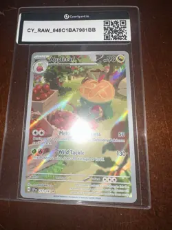 Pokemon TCG Appletun 211/191 Surging Sparks Illustration Rare Pokemon Card - Image 2