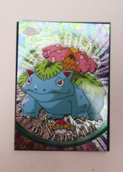 Venusaur Topps Chrome Series #1 Pokemon Card #03 TV Animation - LP - Image 1