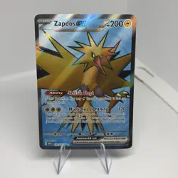 Pokemon TCG Zapdos EX 192/165 Scarlet & Violet Holo Card Near Mint Condition - Image 1