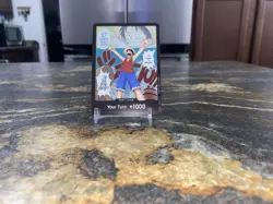 2022 One Piece Romance Dawn DON!! Card Monkey D. Luffy Alt Art #OP01 - Image 3