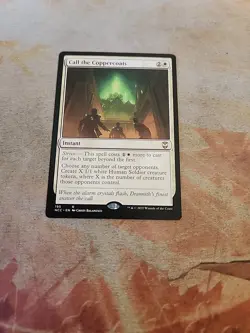 Call The Coppercoats Commander Streets Of New Capenna MTG NM - Image 1