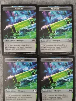 Mutagen Token x4 Double-sided- MTG TMNT Teenage Mutant Ninja Turtles - NM - Image 1