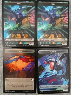 Mutagen Token x4 Double-sided- MTG TMNT Teenage Mutant Ninja Turtles - NM - Image 2